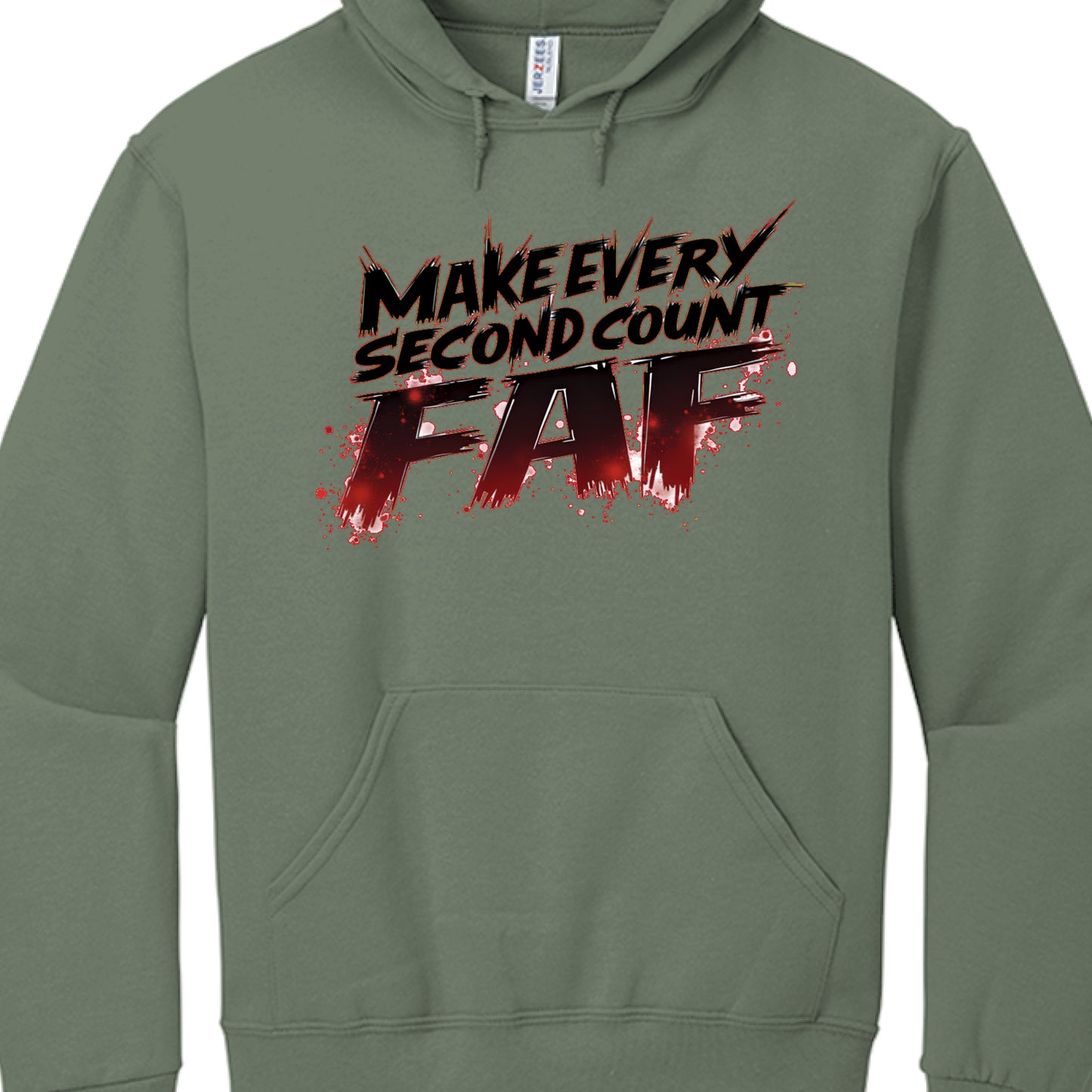 Military Green Heather - FRONT