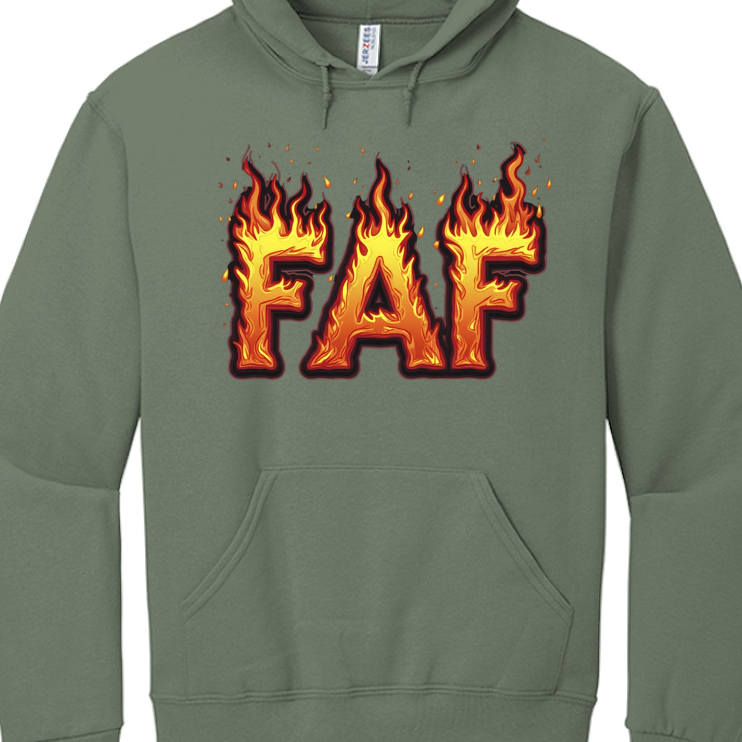 Military Green Heather - FRONT