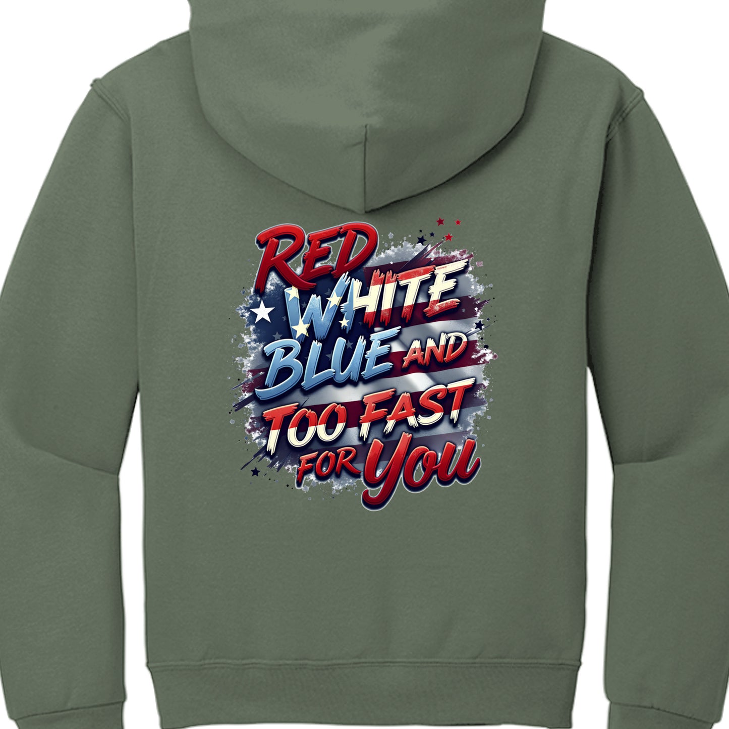 Military Green Heather - BACK