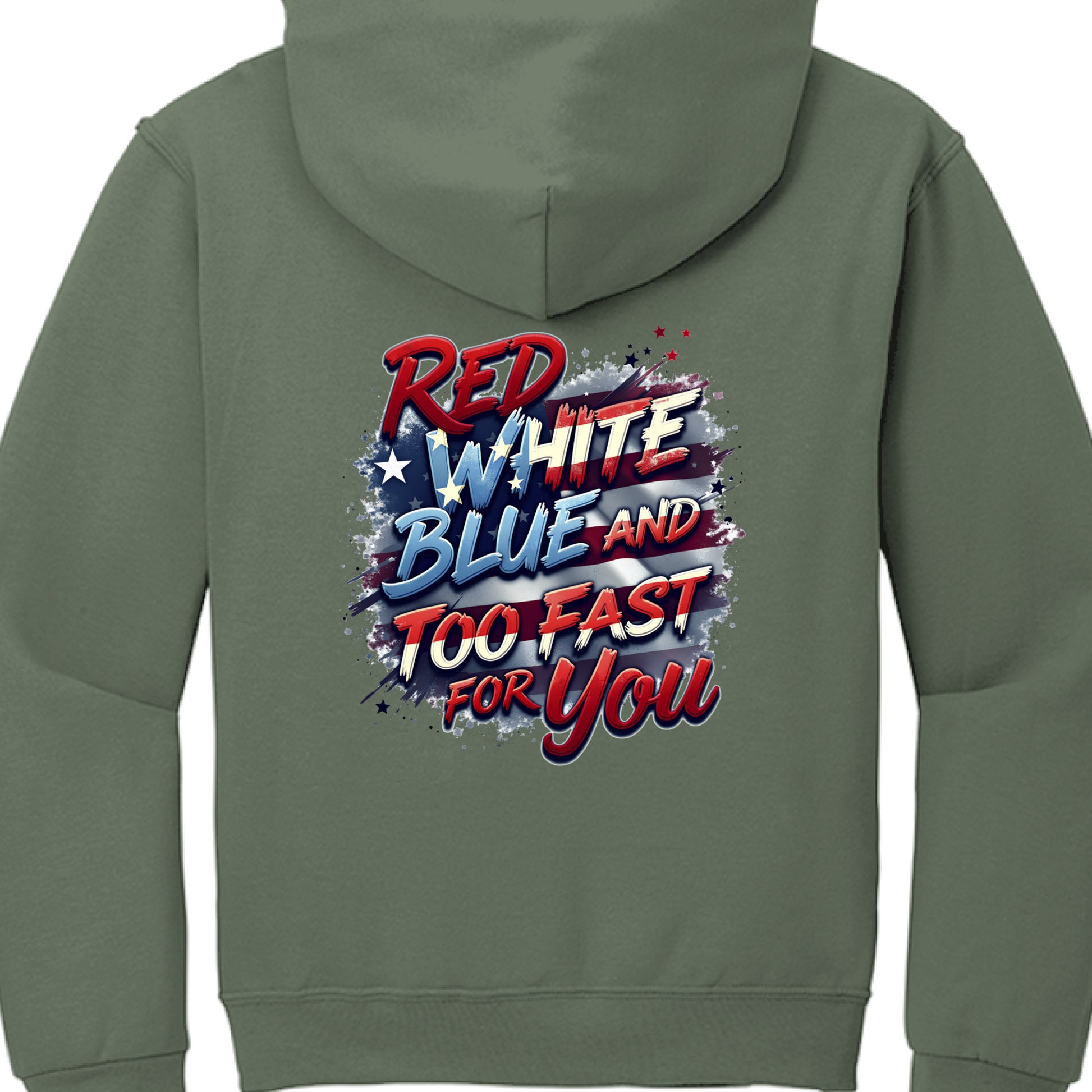 Military Green Heather - BACK